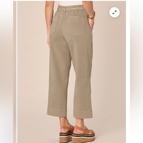 NWT Democracy Ab"solution Skyrise Paper Bag Waist Relaxed Straight Leg Pant - Picture 5 of 14